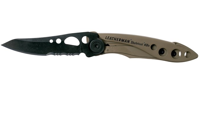 Multi-outil Leatherman Skeletool KBX - Couleur Coyote Tan - Modèle YL832615 - Neuf En Boîte